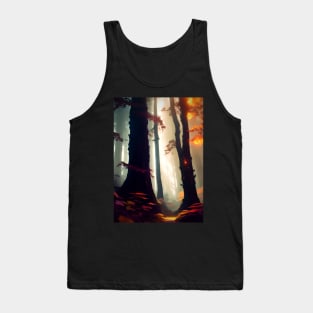 The Fantasy Light In Forest. Tank Top